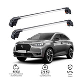 DS AUTOMBİLES DS 7 CROSSBACK 2017 et modèles ultérieurs TRX2 Thunder Carrier Barres transversales pour galerie de toit 2 barres